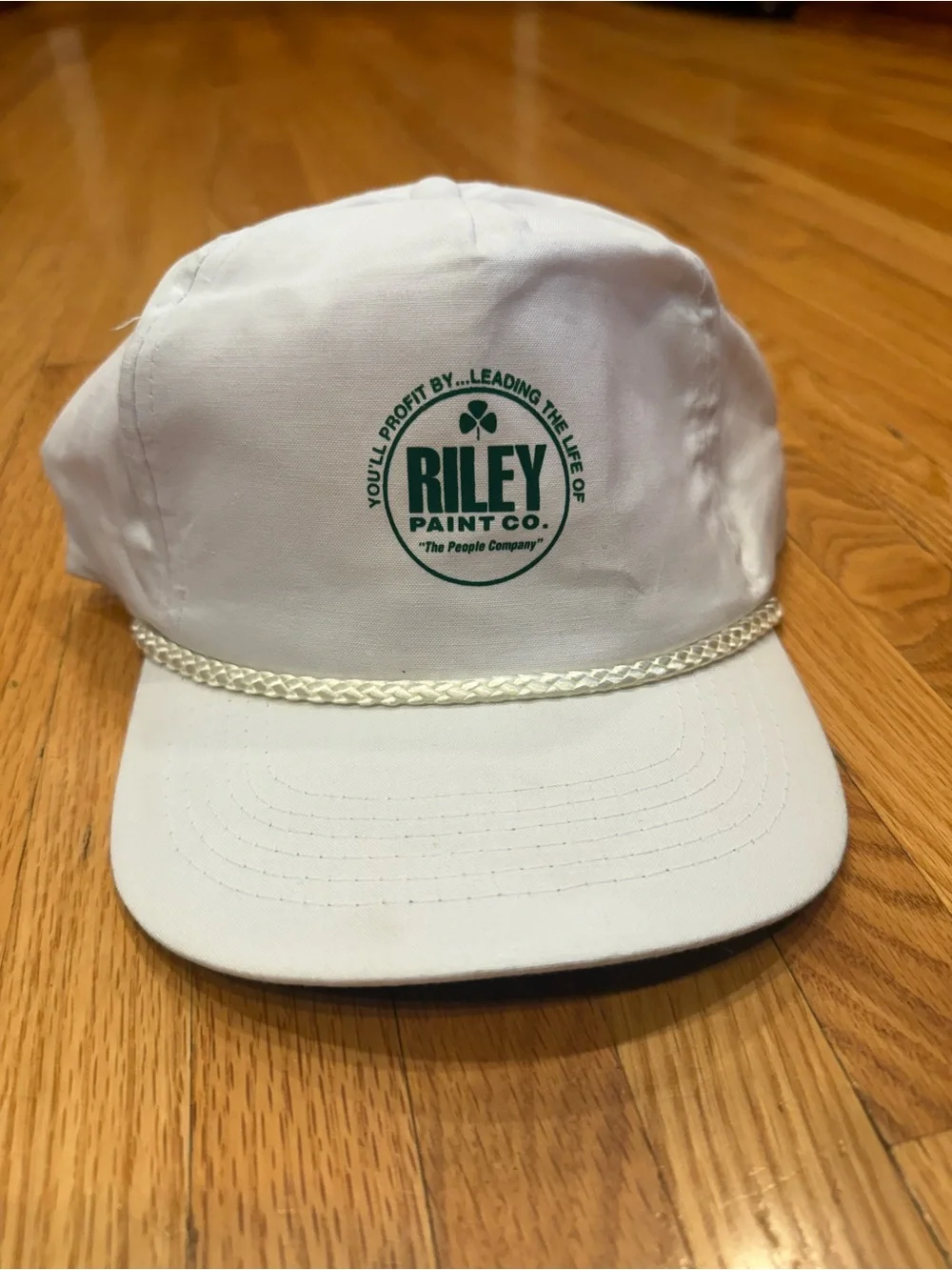 Riley Paint Company White Logo Rope-Trim Hat